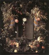 HEEM, Jan Davidsz. de Eucharist in Fruit Wreath sg china oil painting reproduction